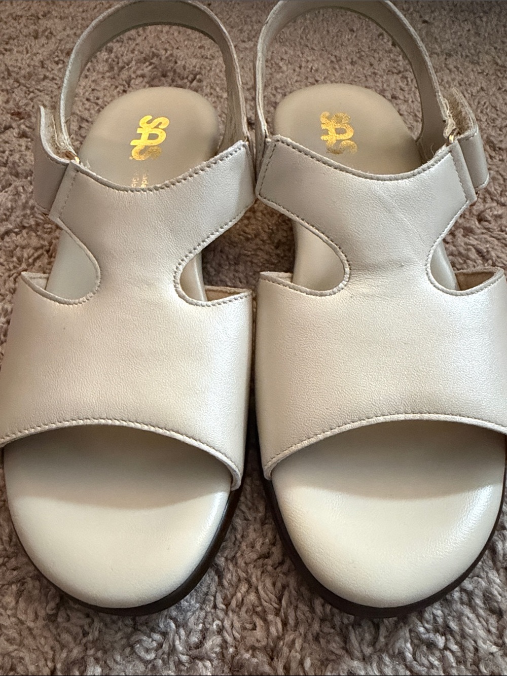 SAS Women's Suntimer Heeled Sandals in Light Beige - Size 7.5WW
